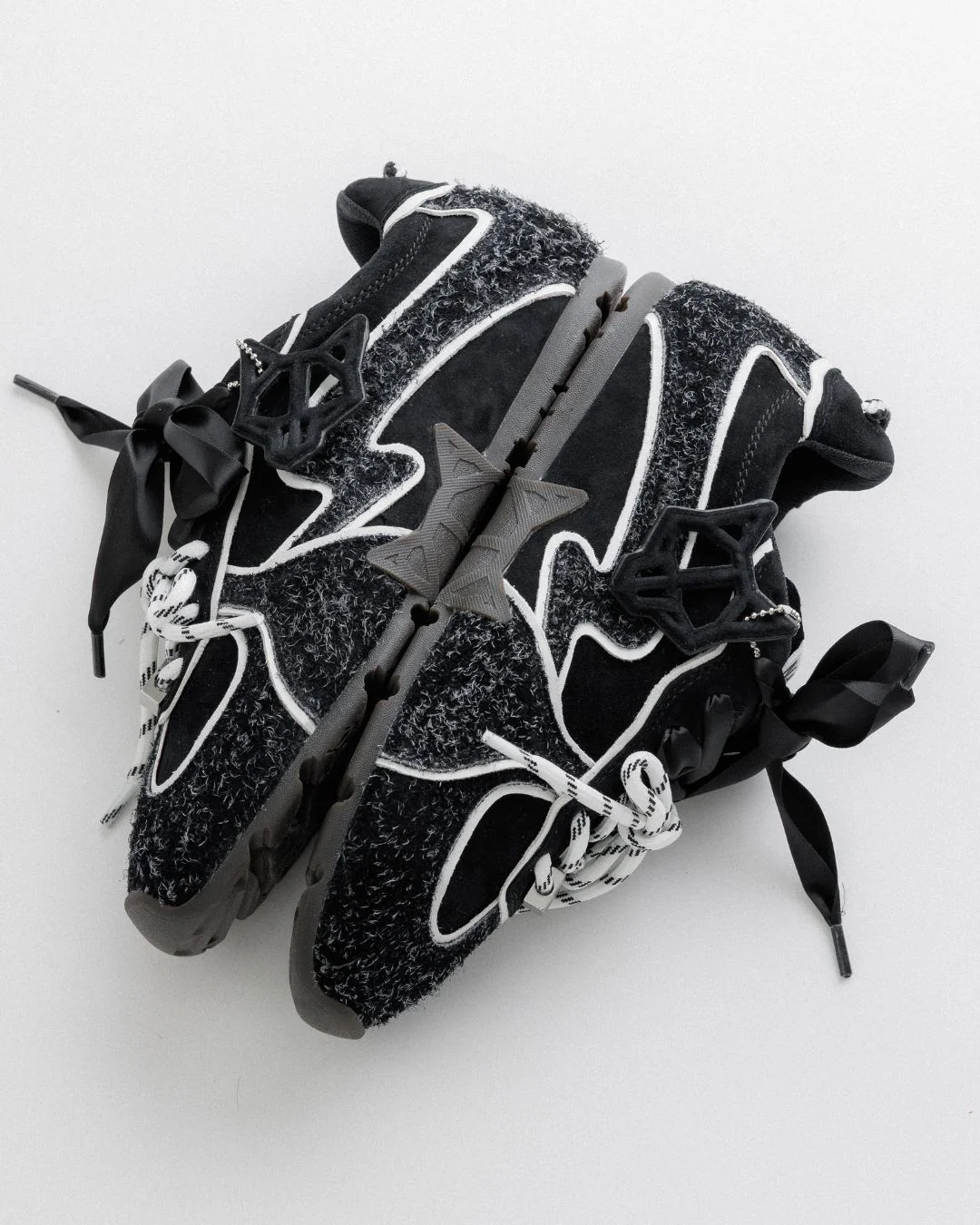 Adored Black Hairy Suede - Image 10
