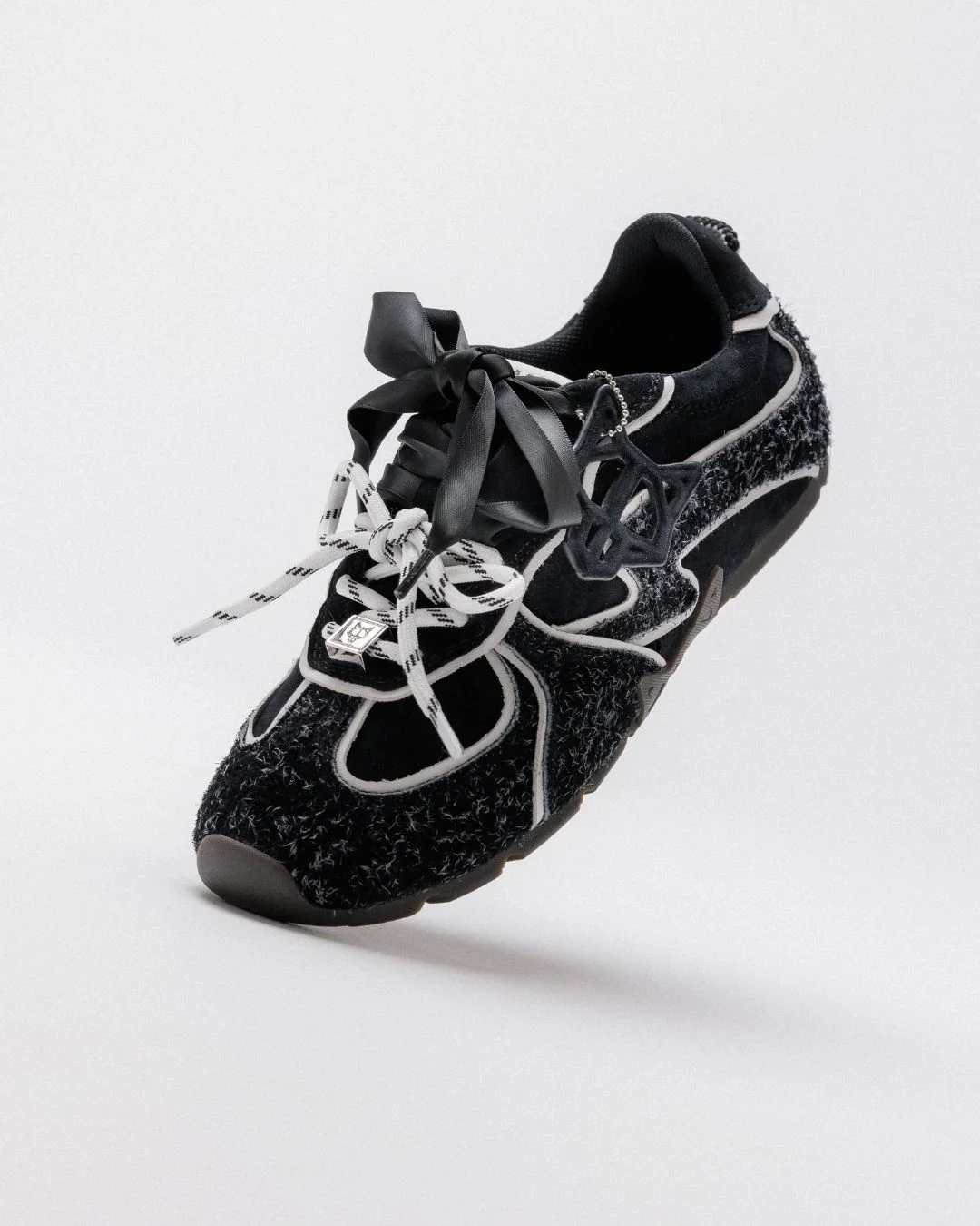 Adored Black Hairy Suede - Image 11