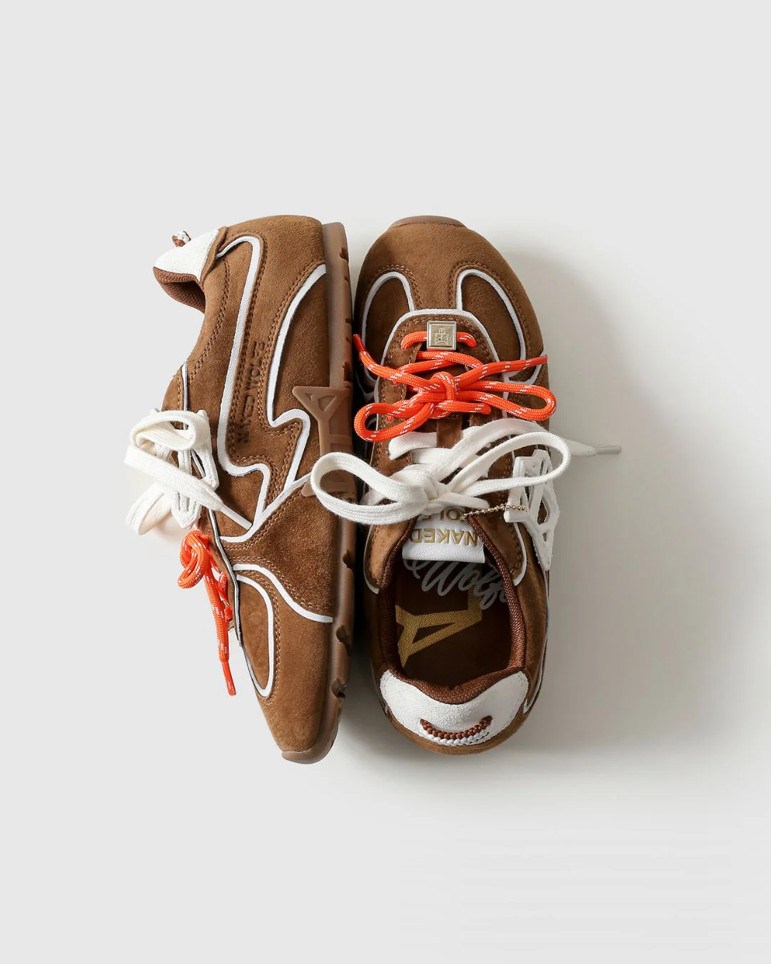 Adored Tan/White Suede - Image 8