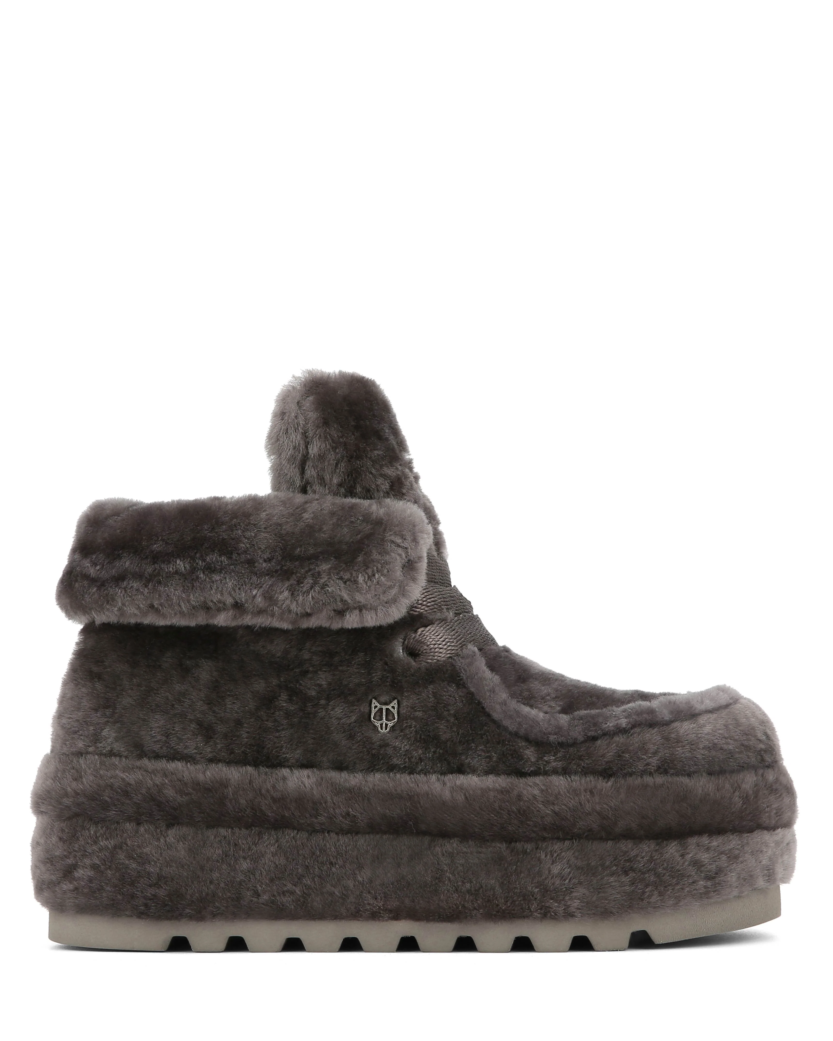 Bambi Slate Grey Shearling - Image 5