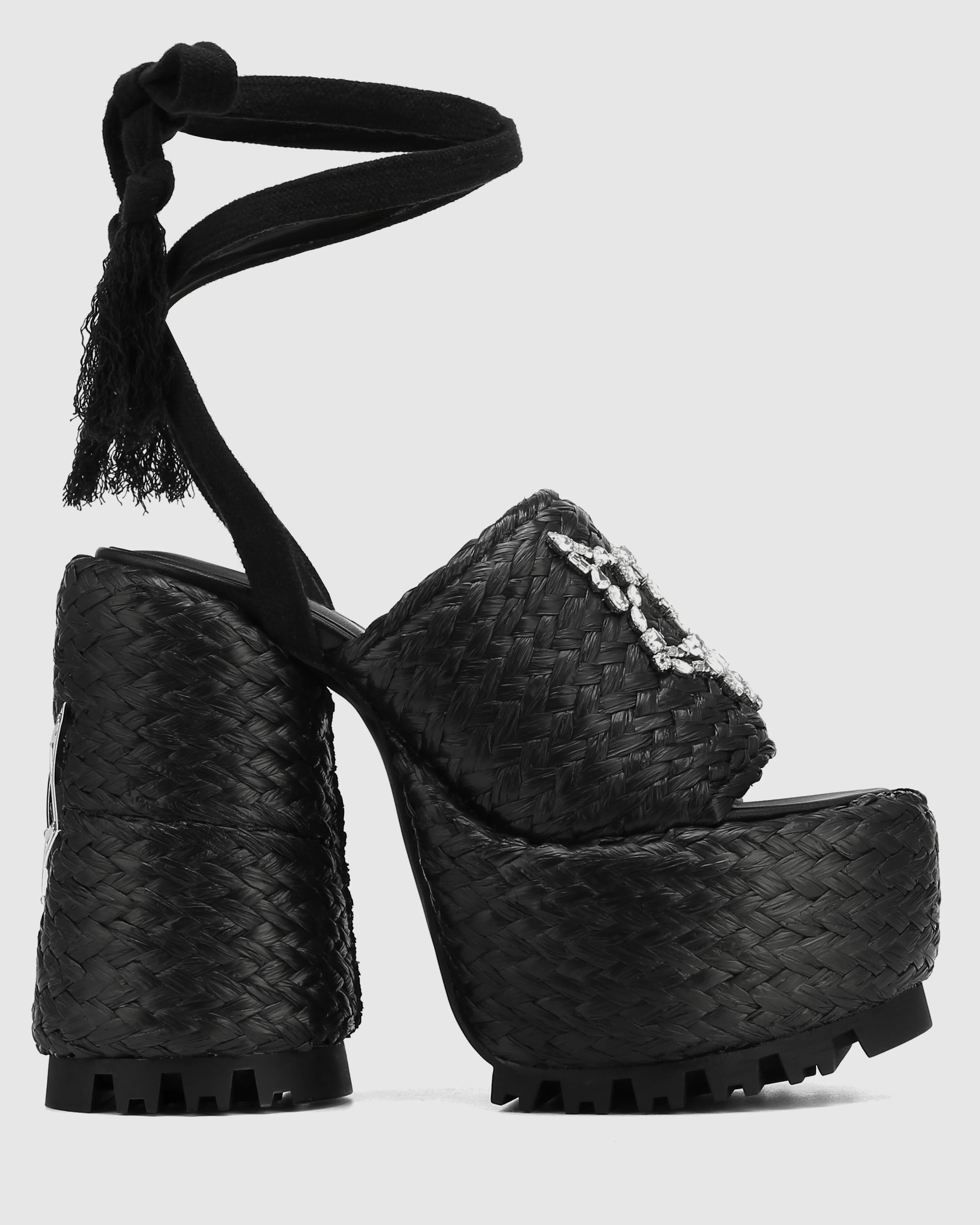 Beach Raffia Black