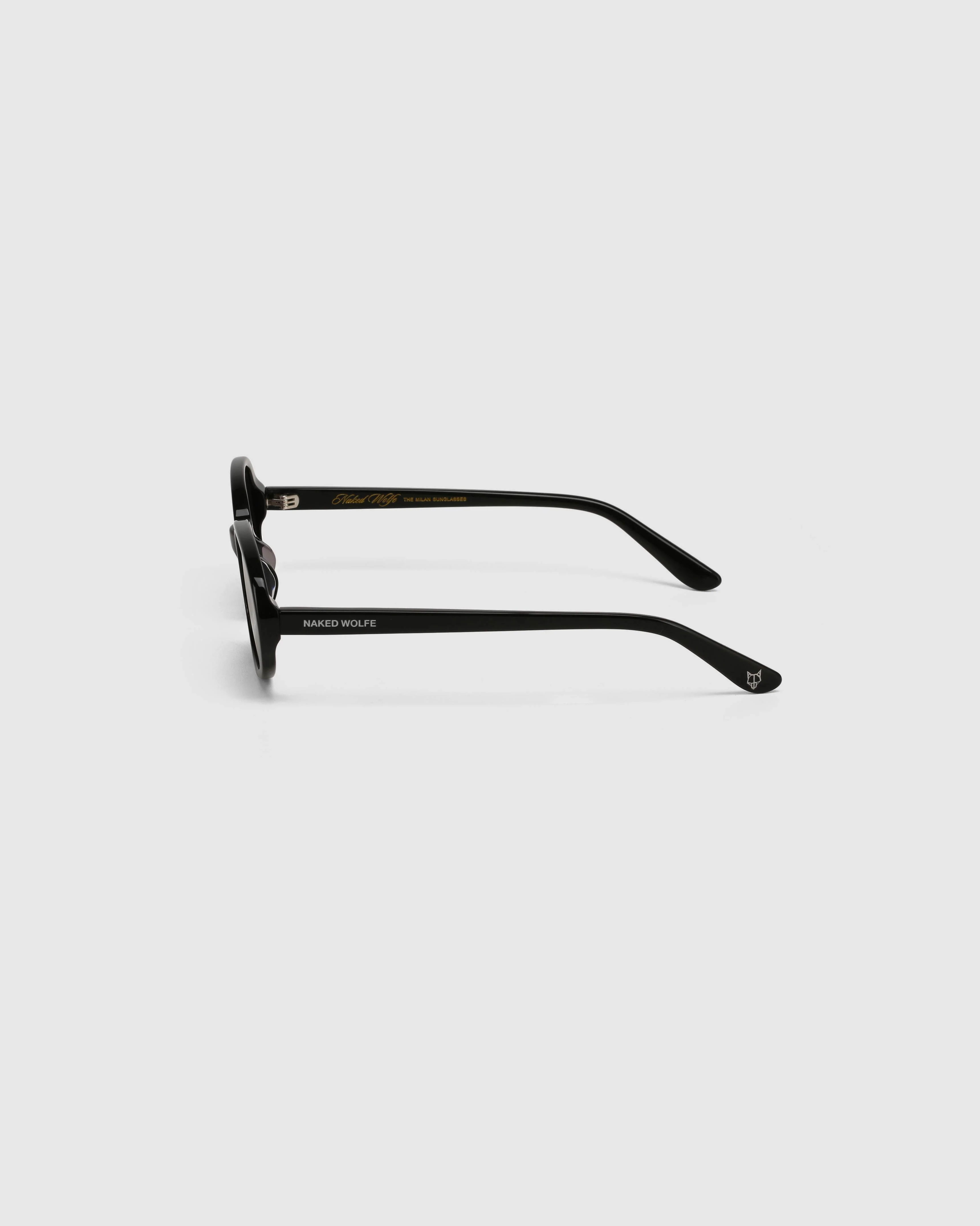 Milan Black Sunglasses - Image 3