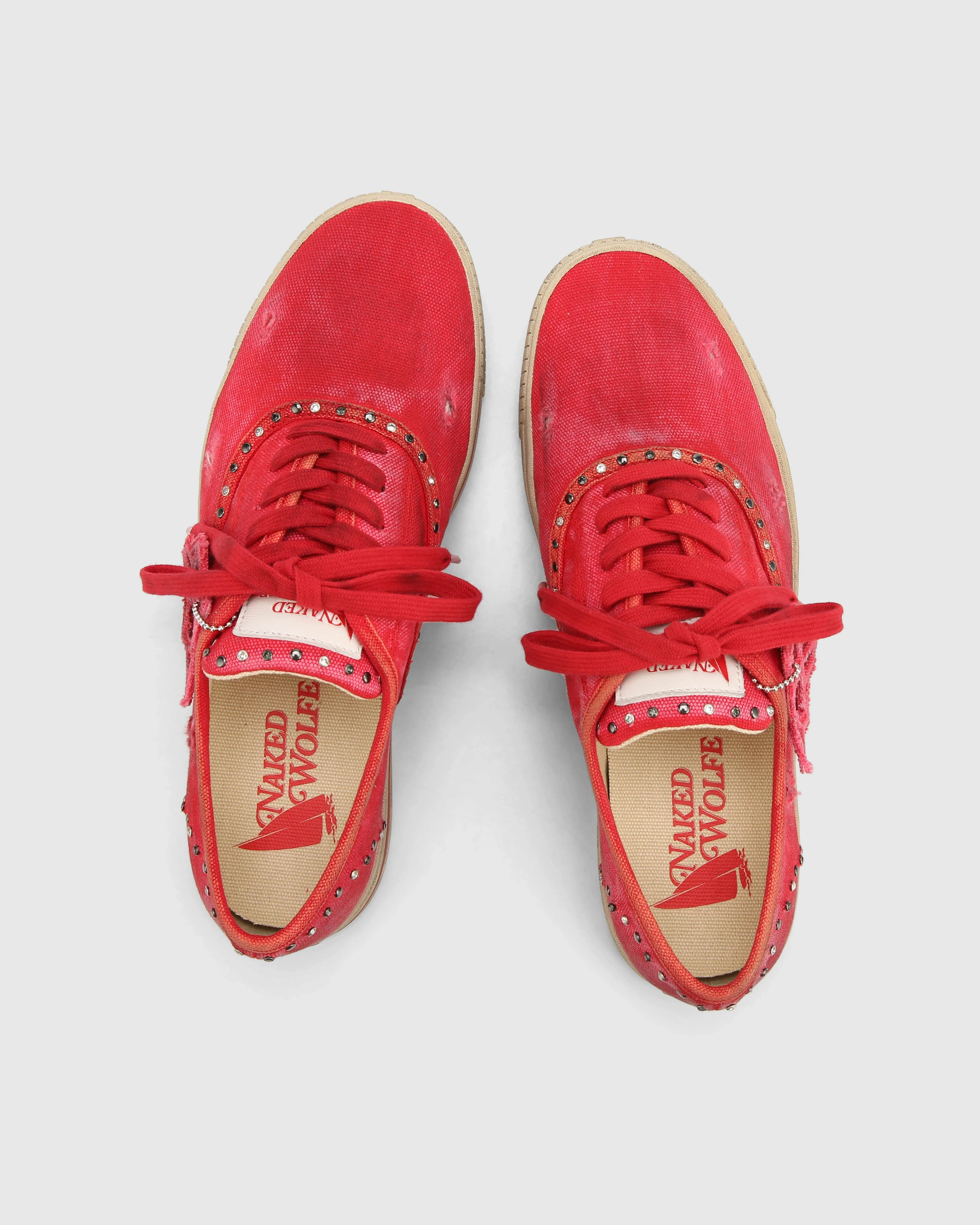 The Sailing Sneaker Red Canvas - Image 5