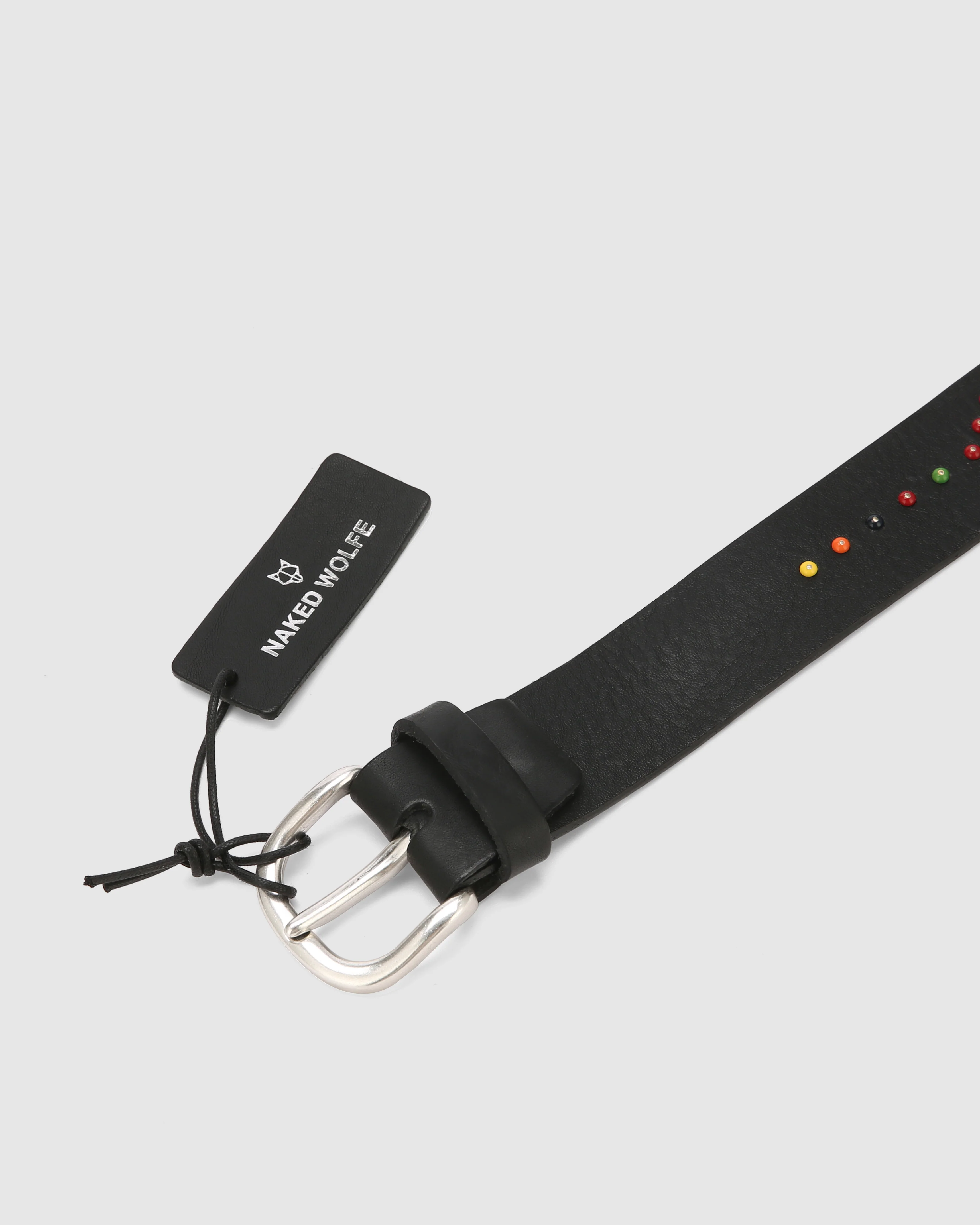 Western Belt Black Leather - Image 3